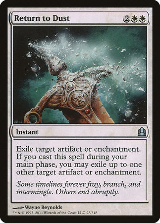 Return to Dust [Commander 2011] | Jack's On Queen