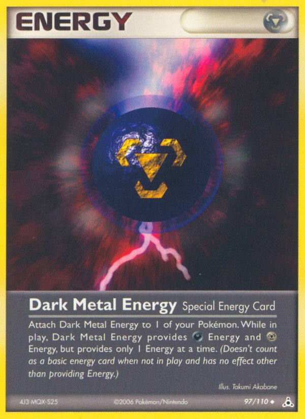 Dark Metal Energy (97/110) [EX: Holon Phantoms] | Jack's On Queen