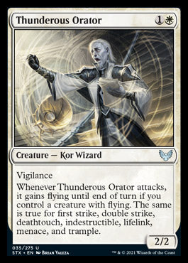 Thunderous Orator [Strixhaven: School of Mages] | Jack's On Queen