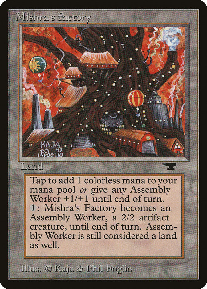 Mishra's Factory (Orange Background) [Antiquities] | Jack's On Queen