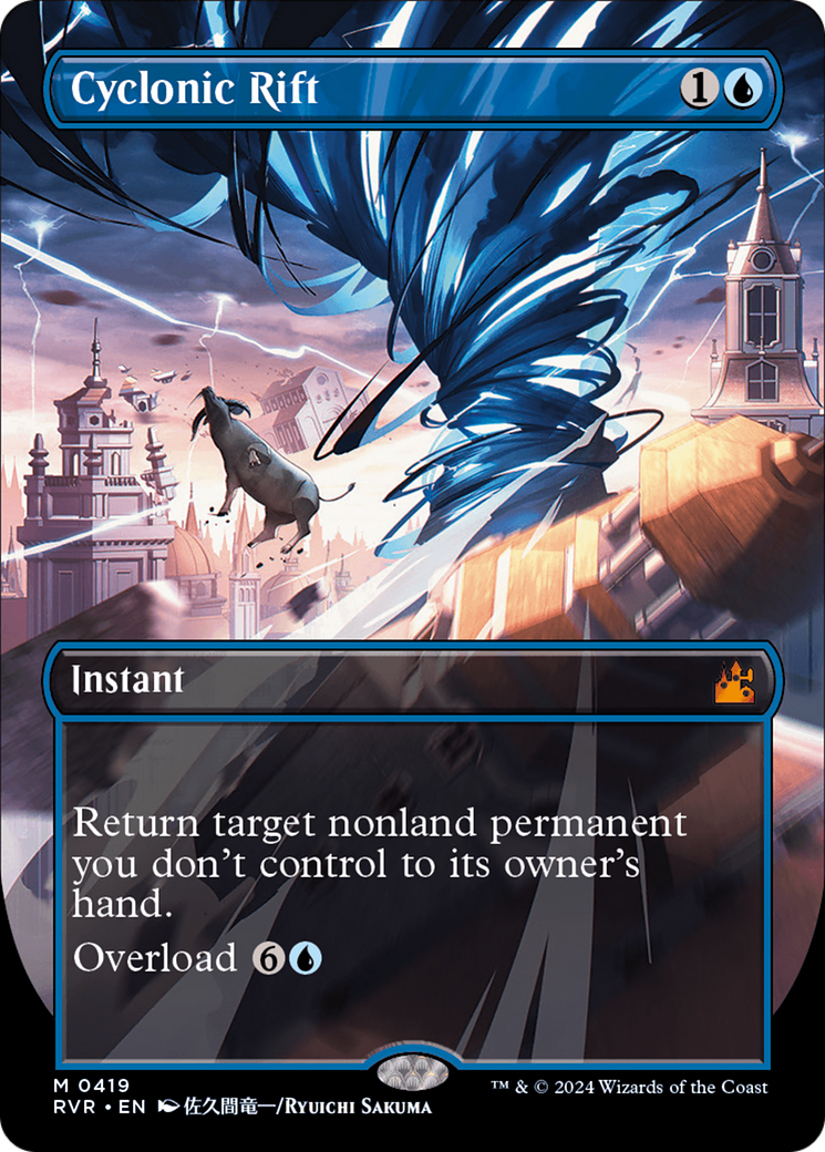 Cyclonic Rift (Anime Borderless) [Ravnica Remastered] | Jack's On Queen