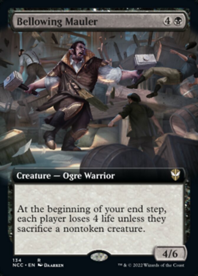 Bellowing Mauler (Extended Art) [Streets of New Capenna Commander] | Jack's On Queen