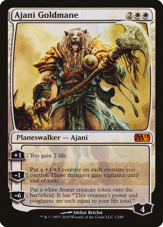 Ajani Goldmane [Magic 2011] | Jack's On Queen