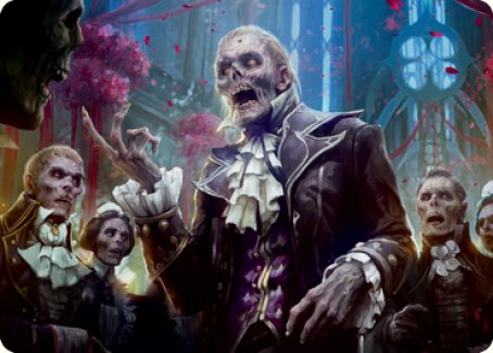 Undead Butler Art Card [Innistrad: Crimson Vow Art Series] | Jack's On Queen