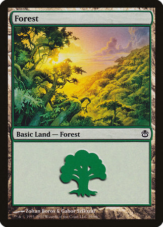 Forest (39) [Duel Decks: Ajani vs. Nicol Bolas] | Jack's On Queen