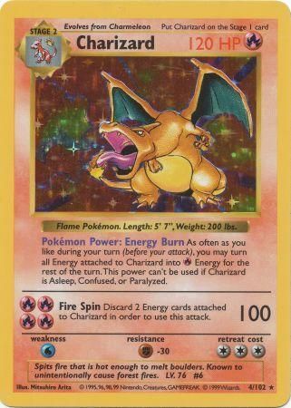 Charizard (4/102) [Base Set Shadowless Unlimited] | Jack's On Queen