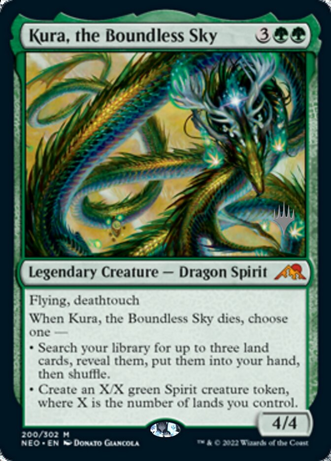Kura, the Boundless Sky (Promo Pack) [Kamigawa: Neon Dynasty Promos] | Jack's On Queen