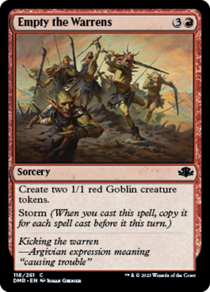 Empty the Warrens [Dominaria Remastered] | Jack's On Queen