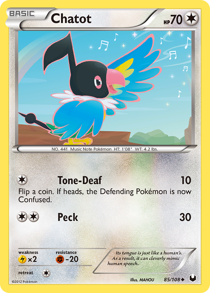 Chatot (85/108) [Black & White: Dark Explorers] | Jack's On Queen