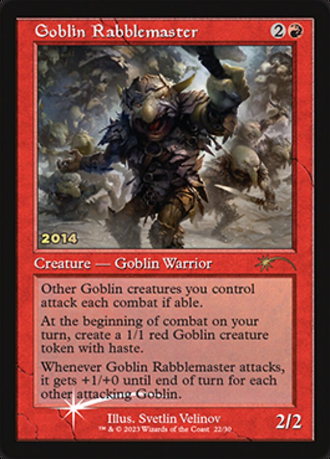 Goblin Rabblemaster [30th Anniversary Promos] | Jack's On Queen