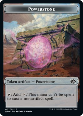 Scrap // Powerstone Double-Sided Token [The Brothers' War Commander Tokens] | Jack's On Queen