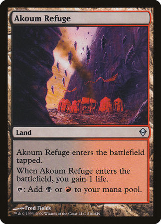 Akoum Refuge [Zendikar] | Jack's On Queen