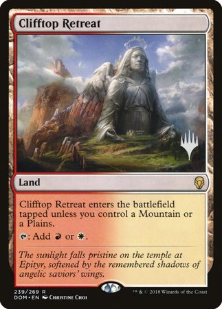 Clifftop Retreat [Dominaria Promos] | Jack's On Queen