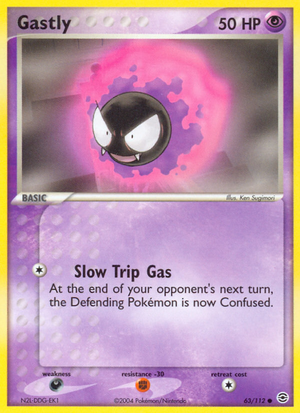 Gastly (63/112) [EX: FireRed & LeafGreen] | Jack's On Queen