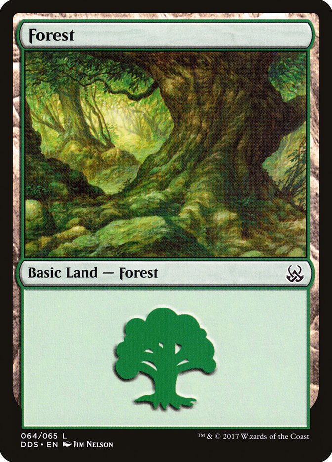Forest (64) [Duel Decks: Mind vs. Might] | Jack's On Queen