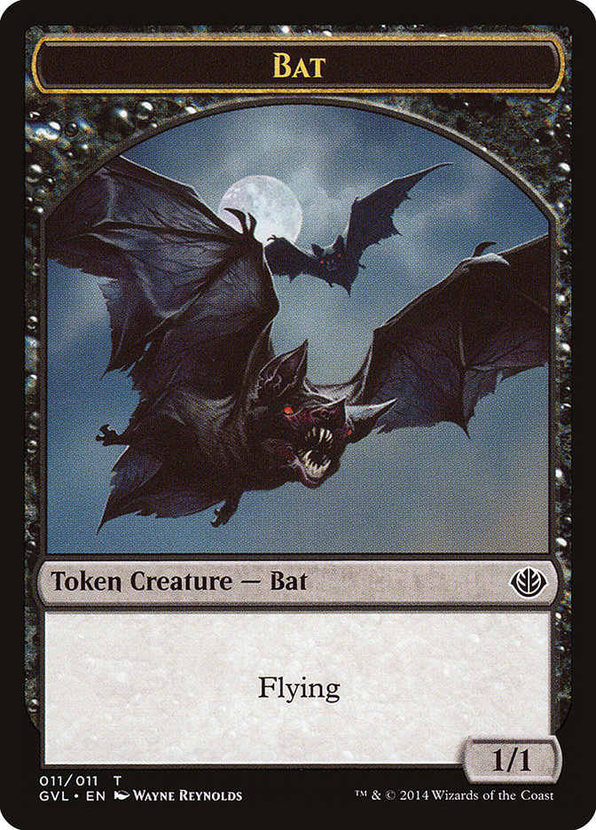 Bat Token (Garruk vs. Liliana) [Duel Decks Anthology Tokens] | Jack's On Queen