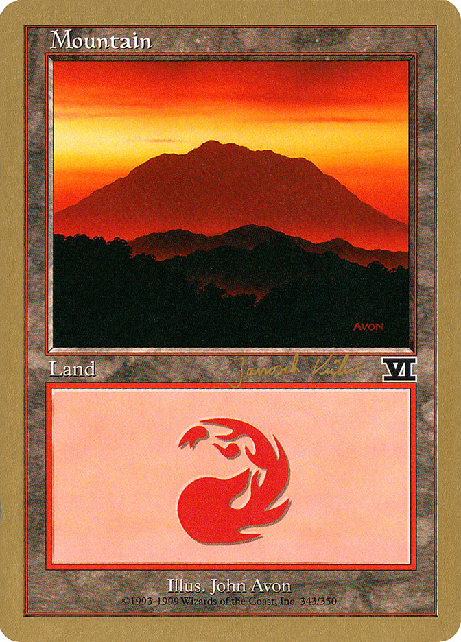 Mountain (jk343) (Janosch Kuhn) [World Championship Decks 2000] | Jack's On Queen