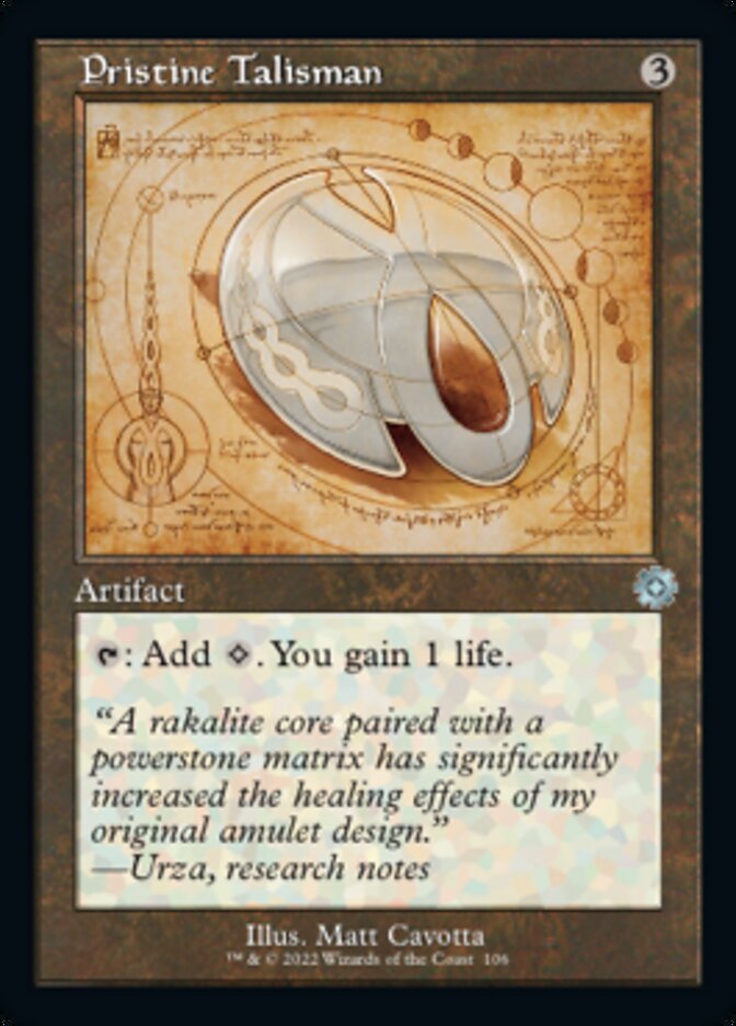 Pristine Talisman (Retro Schematic) [The Brothers' War Retro Artifacts] | Jack's On Queen