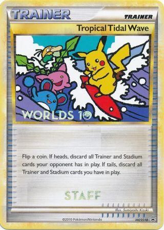 Tropical Tidal Wave (HGSS18) (Staff) [HeartGold & SoulSilver: Black Star Promos] | Jack's On Queen