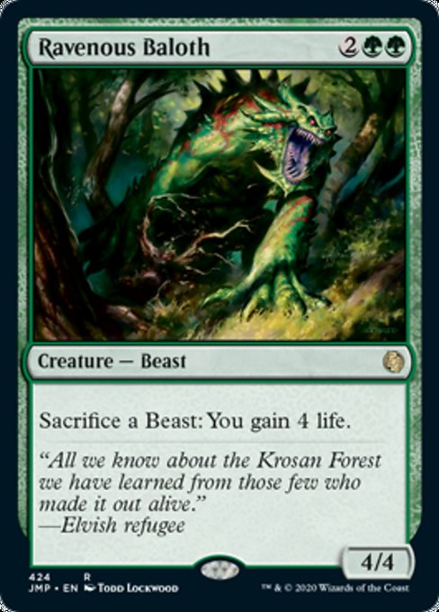 Ravenous Baloth [Jumpstart] | Jack's On Queen