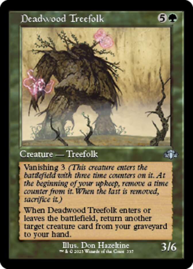 Deadwood Treefolk (Retro) [Dominaria Remastered] | Jack's On Queen