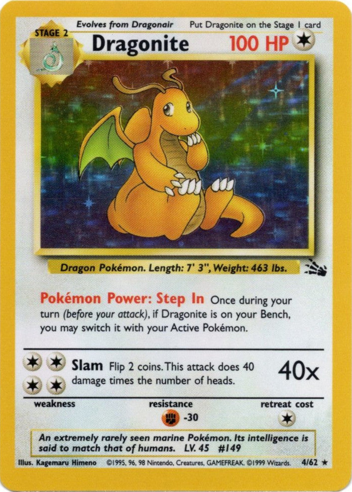 Dragonite (4/62) [Fossil Unlimited] | Jack's On Queen