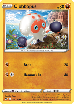 Clobbopus (100/185) [Sword & Shield: Vivid Voltage] | Jack's On Queen