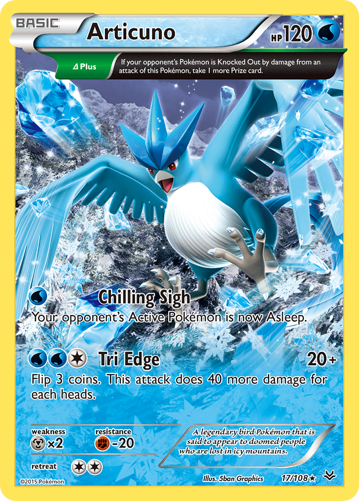 Articuno (17/108) [XY: Roaring Skies] | Jack's On Queen