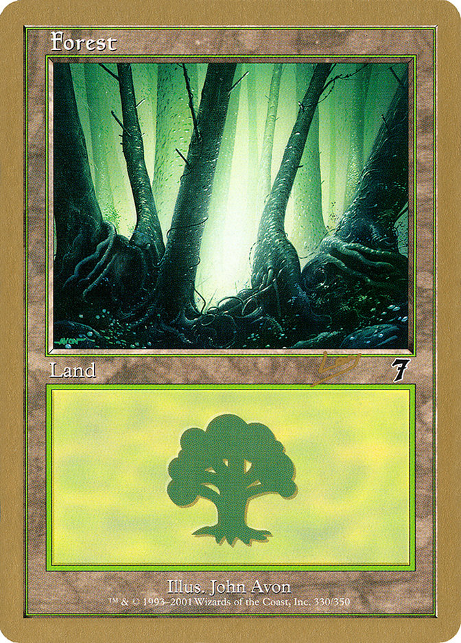 Forest (rl330) (Raphael Levy) [World Championship Decks 2002] | Jack's On Queen