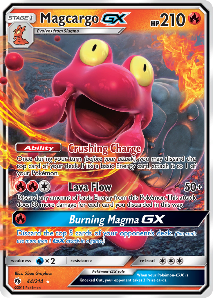 Magcargo GX (44/214) [Sun & Moon: Lost Thunder] | Jack's On Queen
