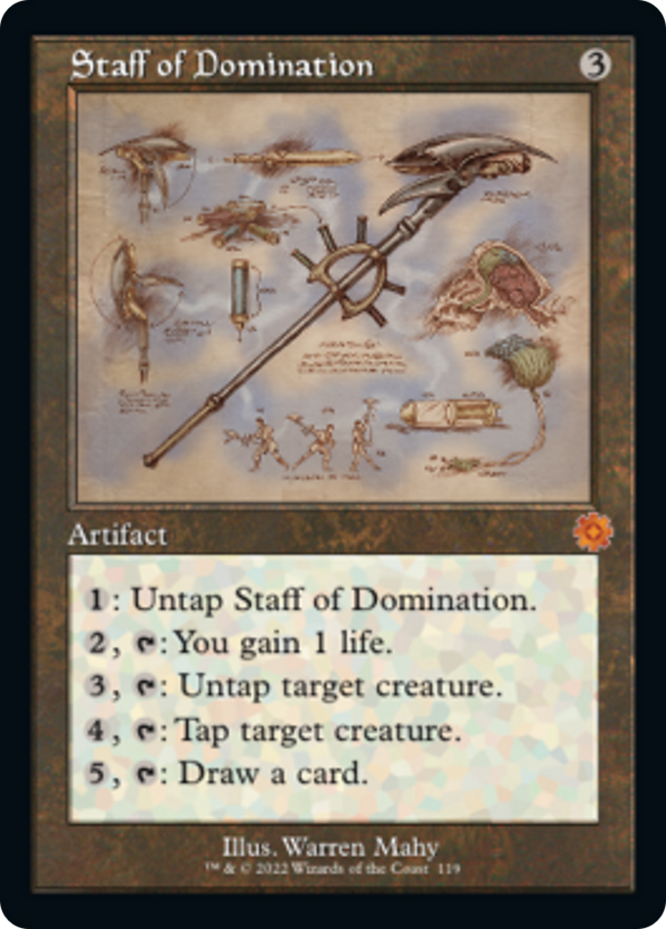 Staff of Domination (Retro Schematic) [The Brothers' War Retro Artifacts] | Jack's On Queen