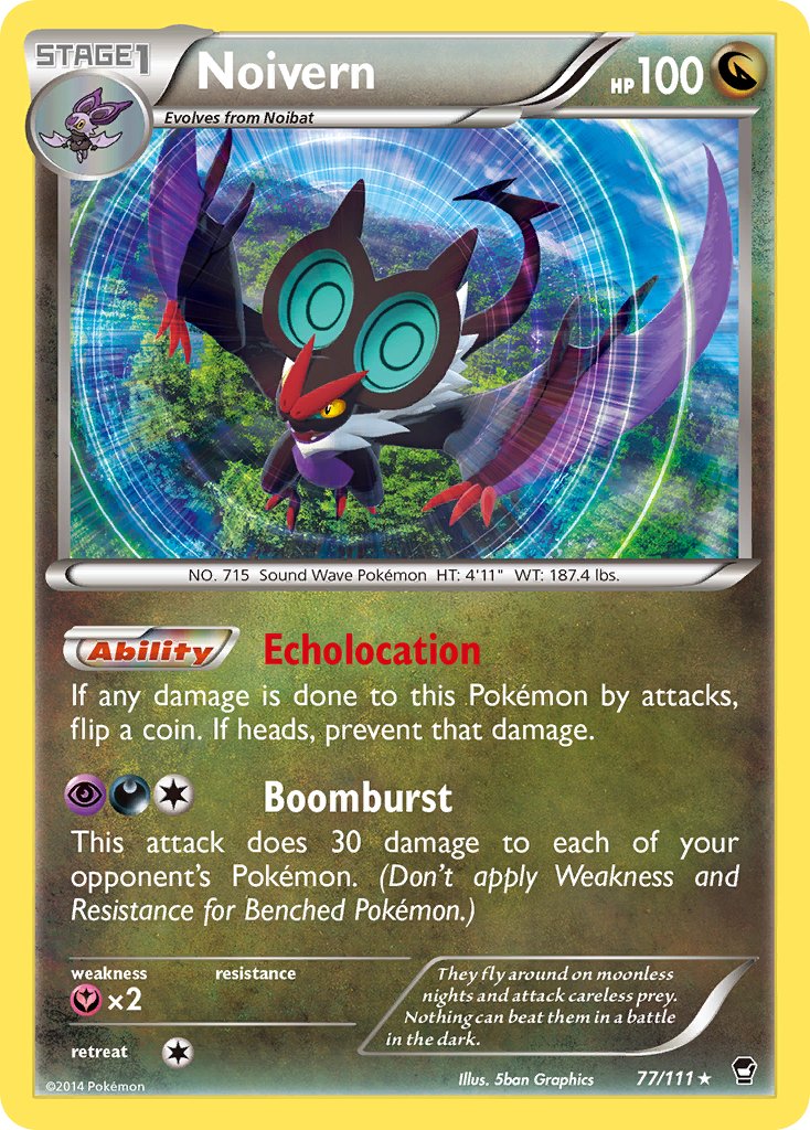 Noivern (77/111) (Cosmos Holo) (Blister Exclusive) [XY: Furious Fists] | Jack's On Queen