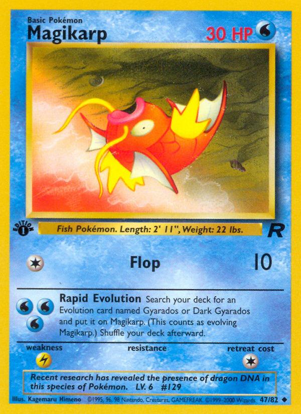 Magikarp (47/82) [Team Rocket 1st Edition] | Jack's On Queen
