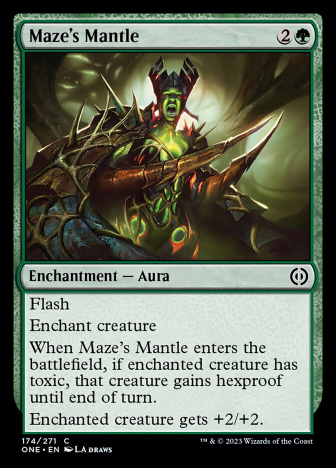 Maze's Mantle [Phyrexia: All Will Be One] | Jack's On Queen