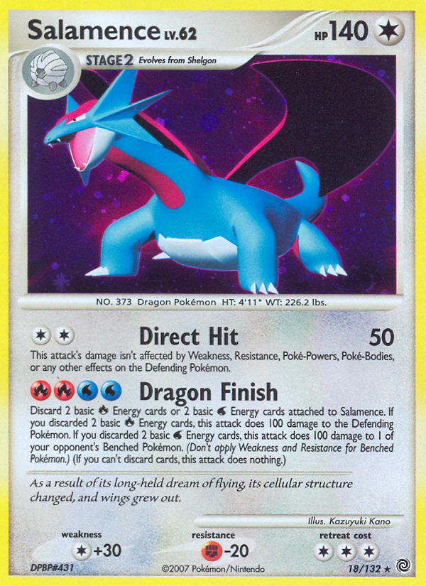 Salamence (18/132) [Diamond & Pearl: Secret Wonders] | Jack's On Queen