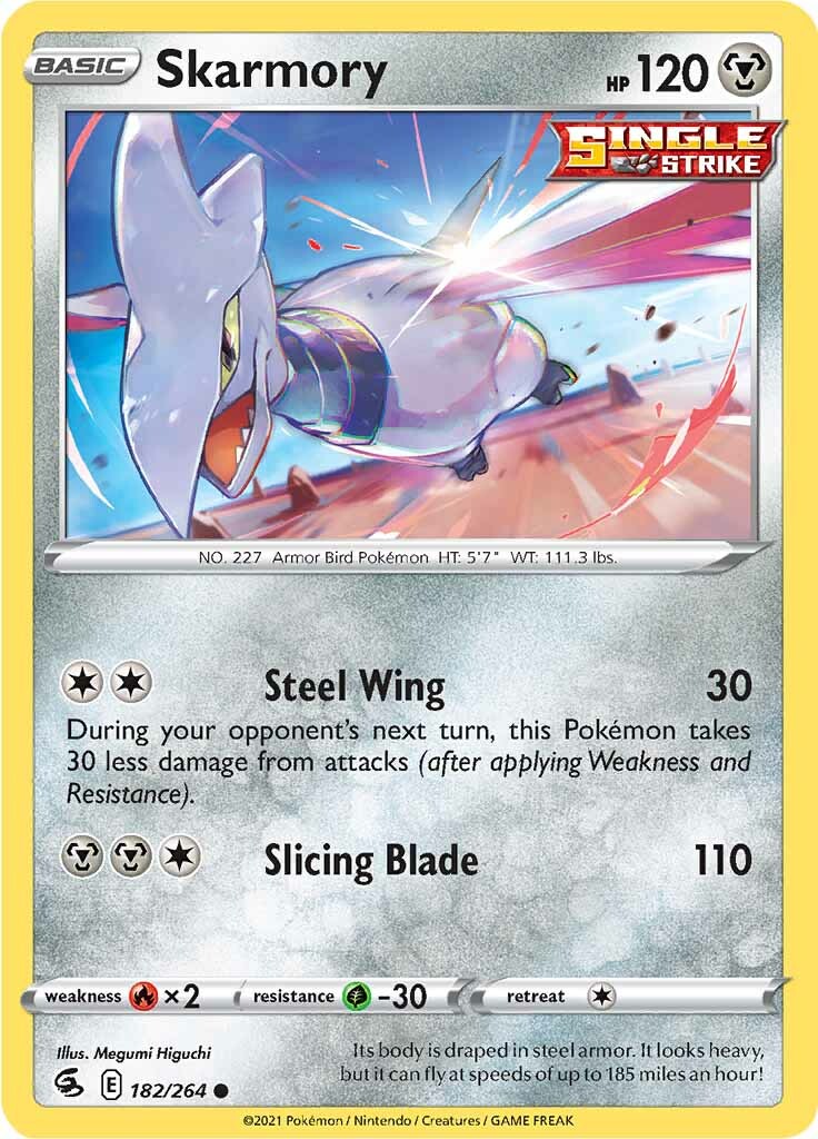 Skarmory (182/264) [Sword & Shield: Fusion Strike] | Jack's On Queen