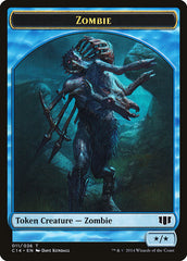 Kraken // Zombie (011/036) Double-sided Token [Commander 2014 Tokens] | Jack's On Queen