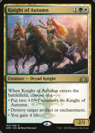 Knight of Autumn [Guilds of Ravnica] | Jack's On Queen