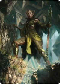 Nissa of Shadowed Boughs 1 Art Card [Zendikar Rising Art Series] | Jack's On Queen