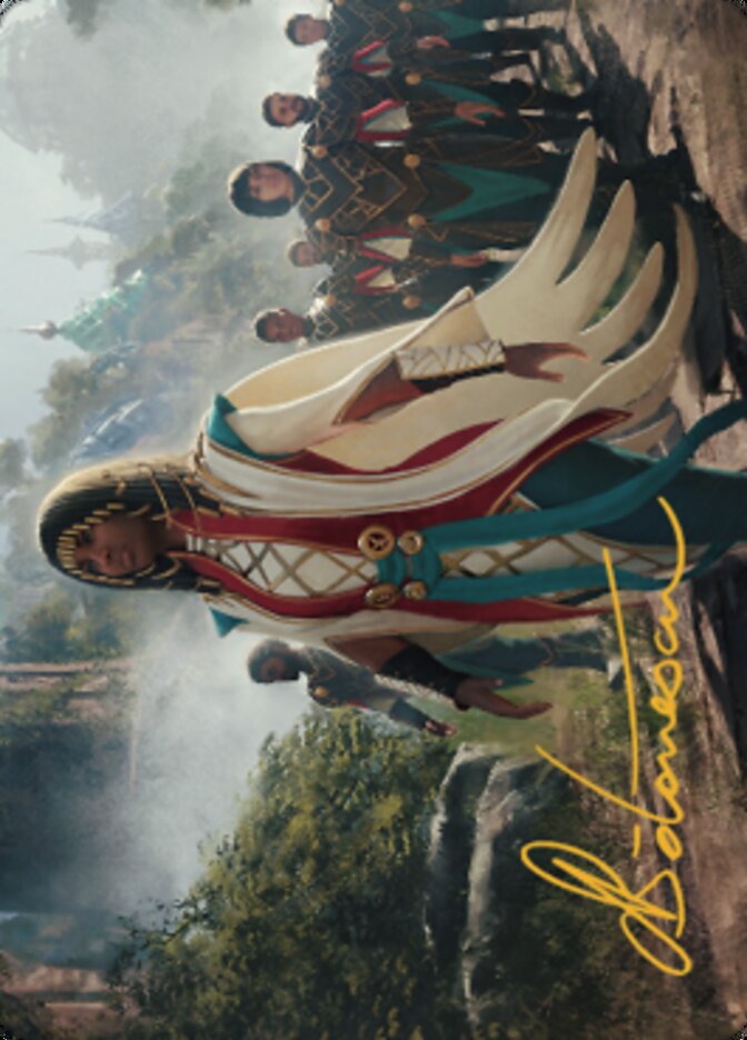 Queen Kayla bin-Kroog Art Card (Gold-Stamped Signature) [The Brothers' War Art Series] | Jack's On Queen