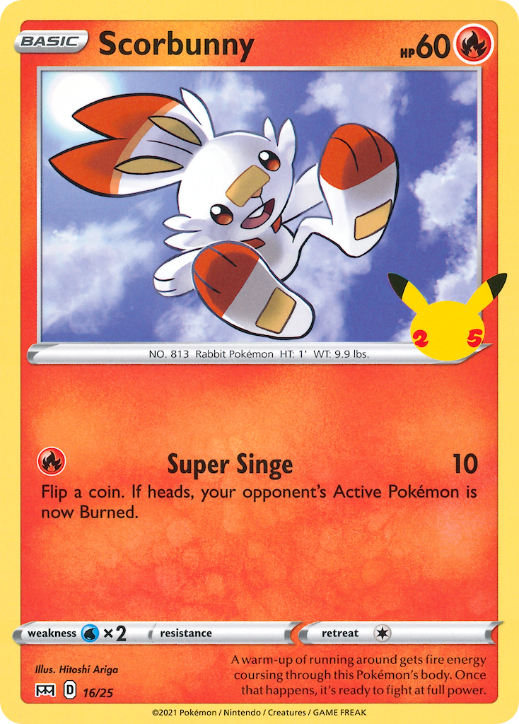 Scorbunny (16/25) [McDonald's 25th Anniversary] | Jack's On Queen