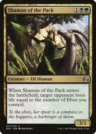 Shaman of the Pack [Magic Origins] | Jack's On Queen