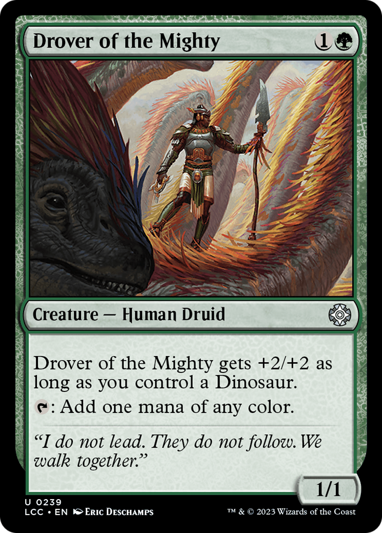 Drover of the Mighty [The Lost Caverns of Ixalan Commander] | Jack's On Queen
