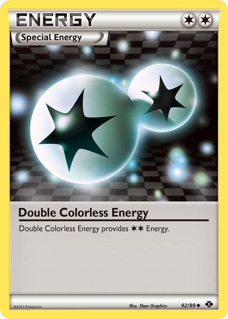 Double Colorless Energy (92/99) [Black & White: Next Destinies] | Jack's On Queen