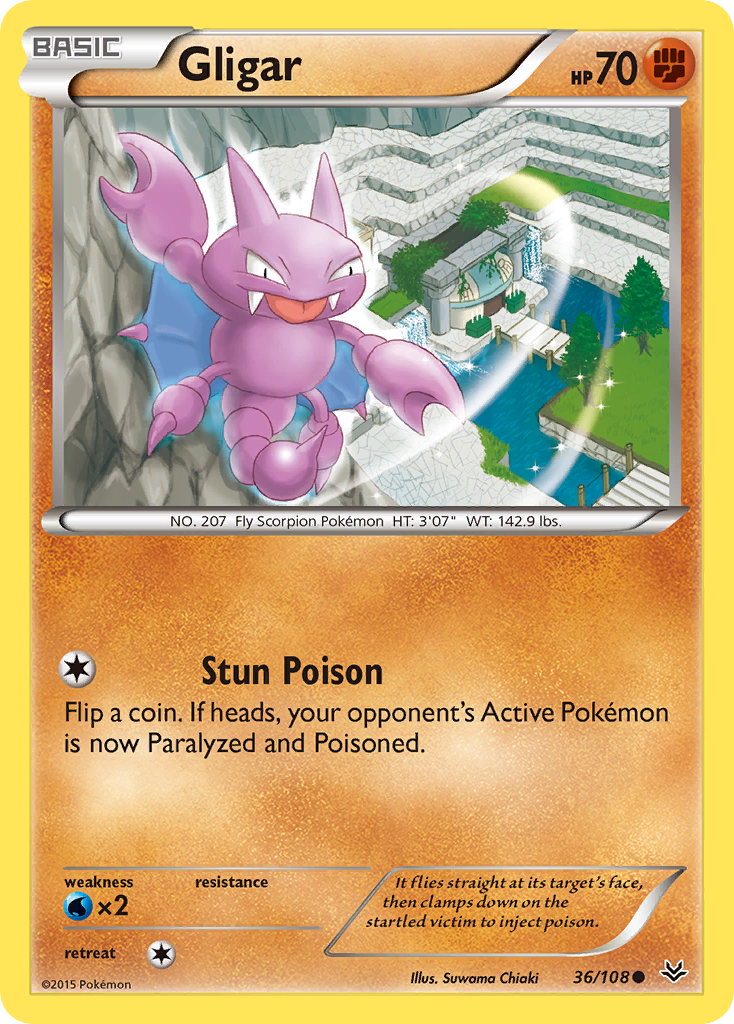 Gligar (36/108) [XY: Roaring Skies] | Jack's On Queen