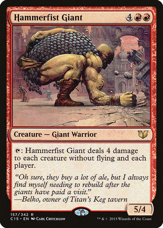 Hammerfist Giant [Commander 2015] | Jack's On Queen