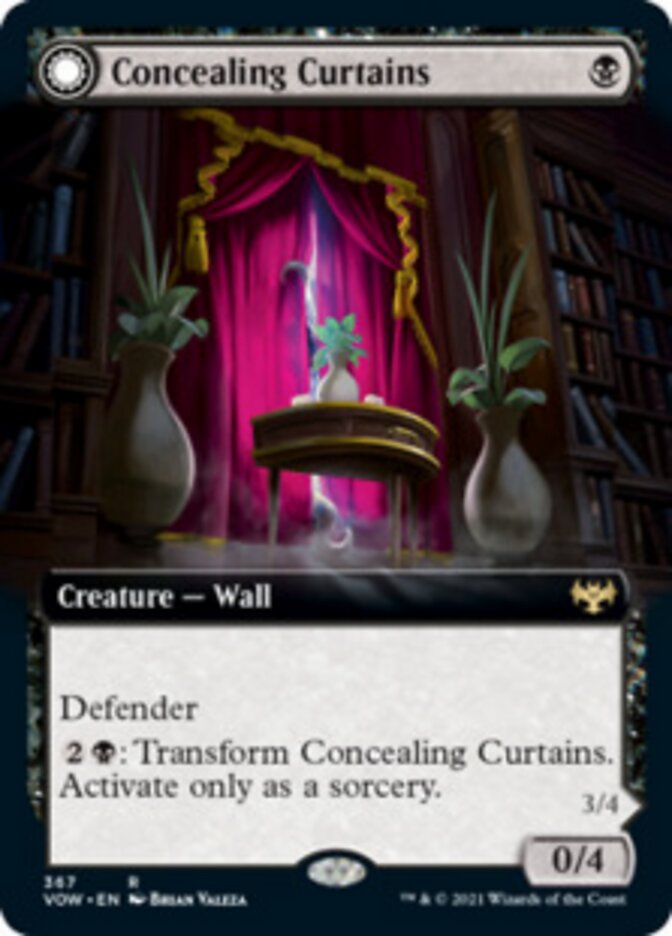 Concealing Curtains // Revealing Eye (Extended) [Innistrad: Crimson Vow] | Jack's On Queen