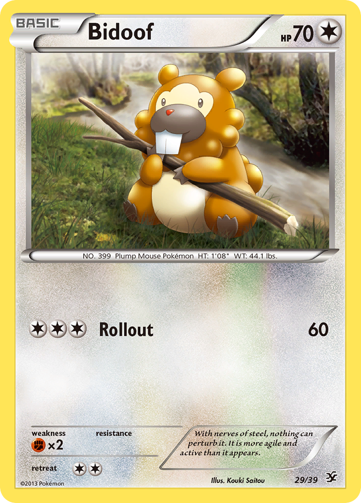 Bidoof (29/39) [XY: Kalos Starter Set] | Jack's On Queen