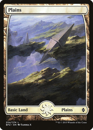 Plains (254) - Full Art [Battle for Zendikar] | Jack's On Queen