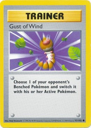 Gust of Wind (93/102) [Base Set Shadowless Unlimited] | Jack's On Queen